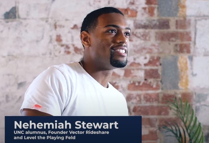 Nehemiah Stewart ’21, alum of the Shuford Program in Entrepreneurship