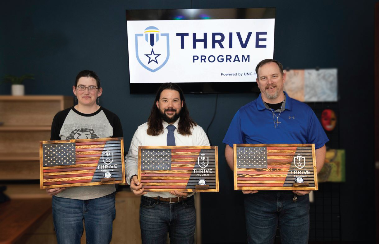 The THRIVE Program celebrates the graduation of its first intensive outpatient program cohort in February 2023.